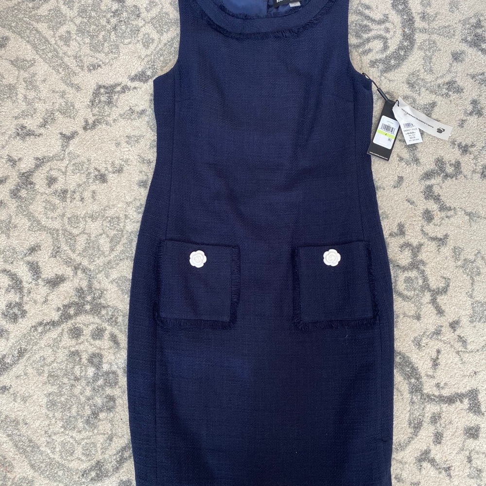Karl Lagerfeld size 4 navy blue dress